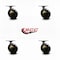 Service Caster 2.25 Inch Windsor Antique Soft Tread Ball Caster - Top Plate - SCC, 4PK SCC-TP01S214-DCR-WA-TP2-4 - alternate 5